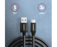 AXAGON BUCM3-AM15AB Kabel USB-C - USB-A, 1.5m, USB 3.2 Gen 1 3A, ALU, oplot, czarny - 1353470 - zdjęcie 5